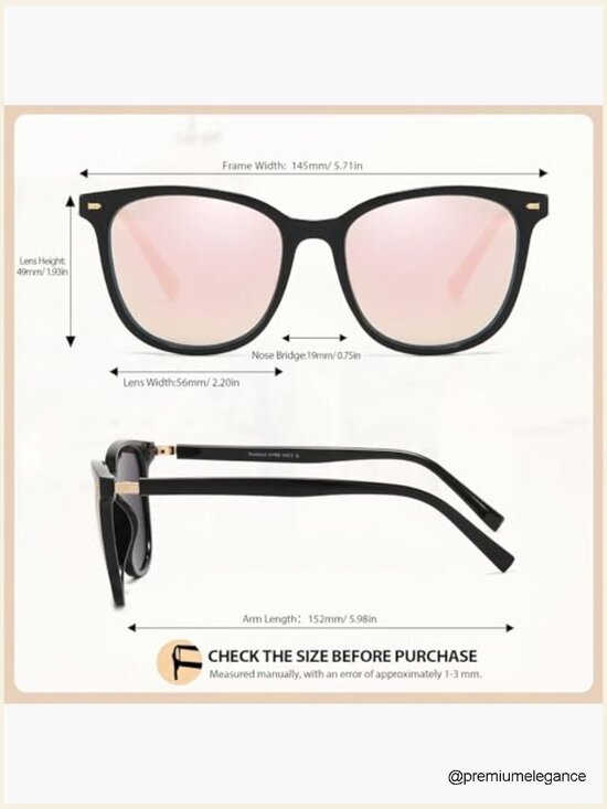 Polarized Mirrored Square Sunglasses UV400 Protection Anti Glare main image 4